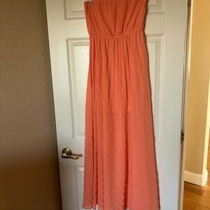 Ya Los Angeles Coral Maxi Dress